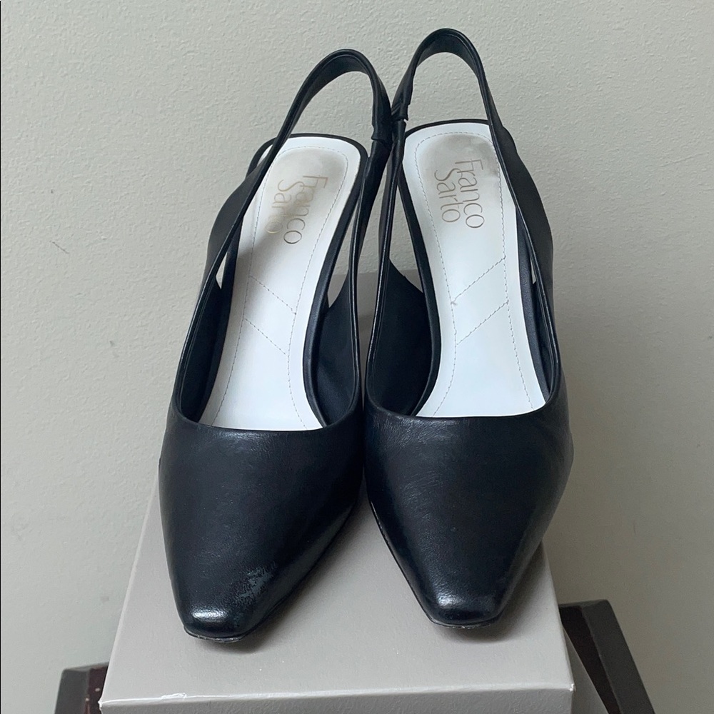 Franco Sarto White Box with Gold Logo